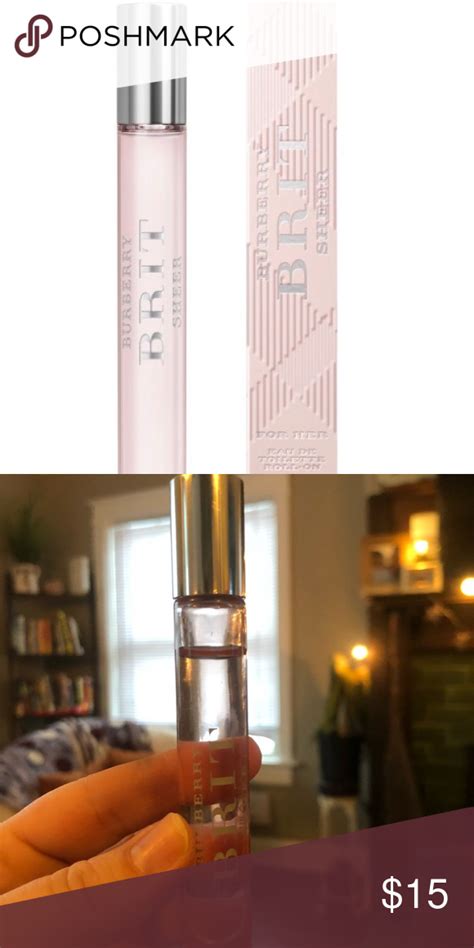 burberry perfume rollerball|burberry brit sheer rollerball.